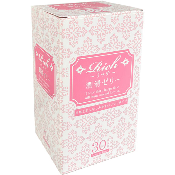 リッチ潤滑ゼリー 30本入り ソフトタイプ